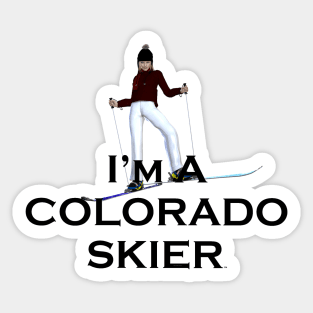 Colorado Skier Sticker